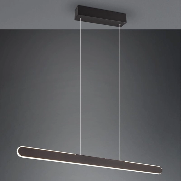 Lampa wisząca liniowa Helios 343310132 LED 28W 2700-6500K salonowa czarna