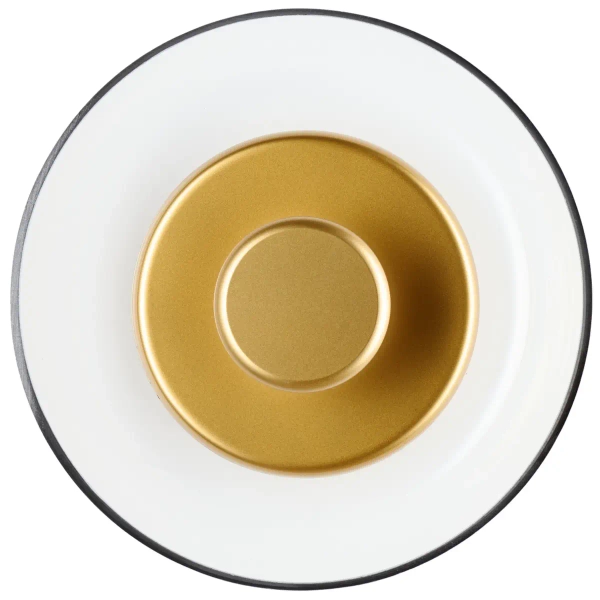 Szklany naścienny kinkiet Disco ST-1331-W gold LED 5W 3000K złoty