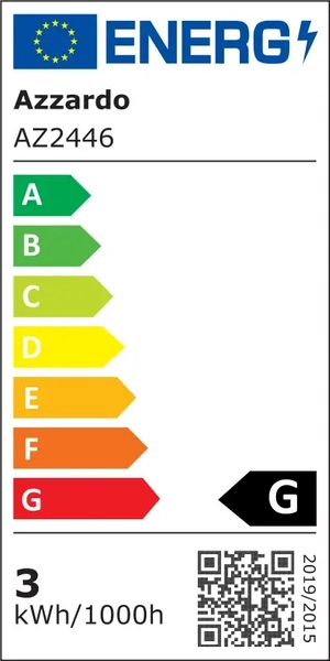 Lampa przyścienna z włącznikiem ANGUS AZ2446 LED 3W 3100K regulowana biały