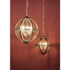 Klasyczna lampa wisząca Vanessa VAN0375 Dar Lighting kula szkło mosiądz