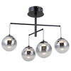 Sufitowa lampa Velada PND-34381-4-BK LED 80W 3000K czarny przydymiony
