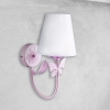 Kinkiet ścienny dziecięcy ALICE PINK MLP962 do sypialni motyl różowy