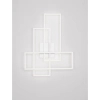 Lampa ścienna do salonu DENVERA LE45477 LED 48W 3200K ramki białe