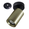 Metalowa lampa natynkowa Tore TLS006-GLD Zumaline spot tuba złoty
