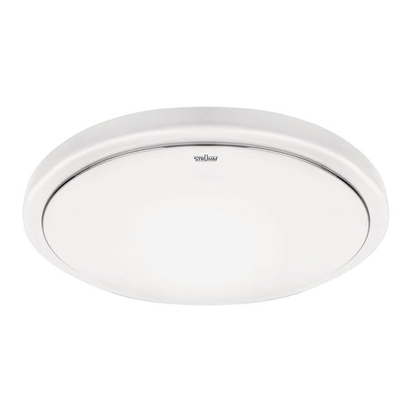Lampa sufitowa z czujnikiem ruchu SOLA 4319 Ideus LED 14W 4100K IP44 metal biała