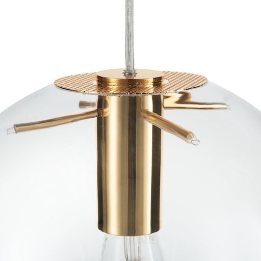 Kulista lampa wisząca Tonda ST-8722P-XL gold Step zwis przezroczysta