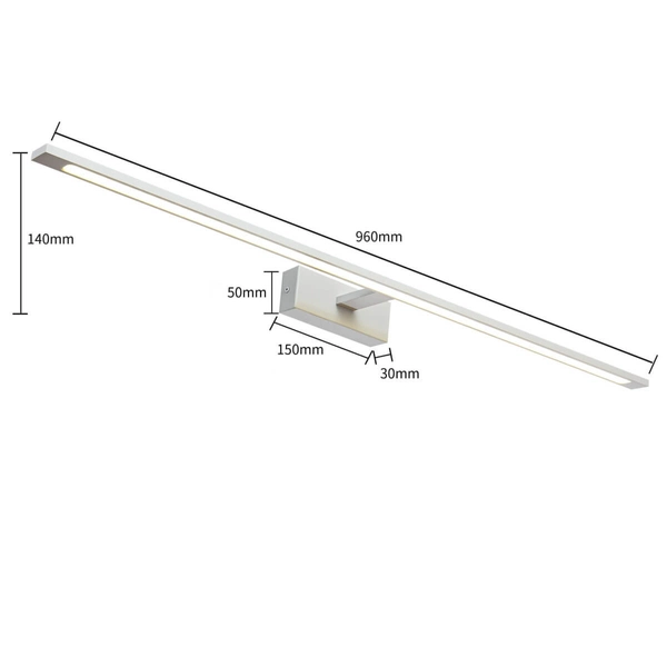 Lampa ścienna kinkiet Isla GS-LWB-32W CH CCT Light Prestige LED 32W 3000-6000K IP44 chrom