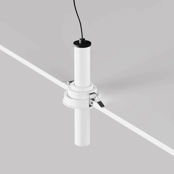 Podłużna lampa sufitowa Focus C140RS-L200-7W3K-W LED 7W 3000K biała