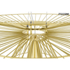 Lampa wisząca loftowa Sesto MSE010100336 Moosee druciak złota
