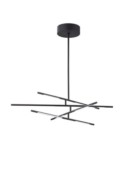Sufitowa lampa ledowa do przedpokoju Bell LE41346 40W 3000K czarna
