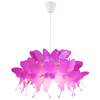 Wisząca lampa FARFALLA LP-3439/1P dark pink dziecięca zwis motyle różowe