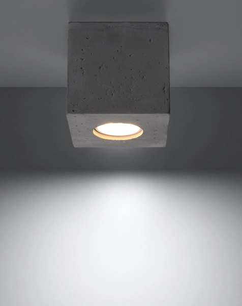 Downlight LAMPA sufitowa SL.0489 betonowa OPRAWA kostka cube