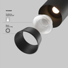 Lampa do szyny magnetycznej Artisan TR097-2-12W3K-M-BB LED 12W 3000K czarny