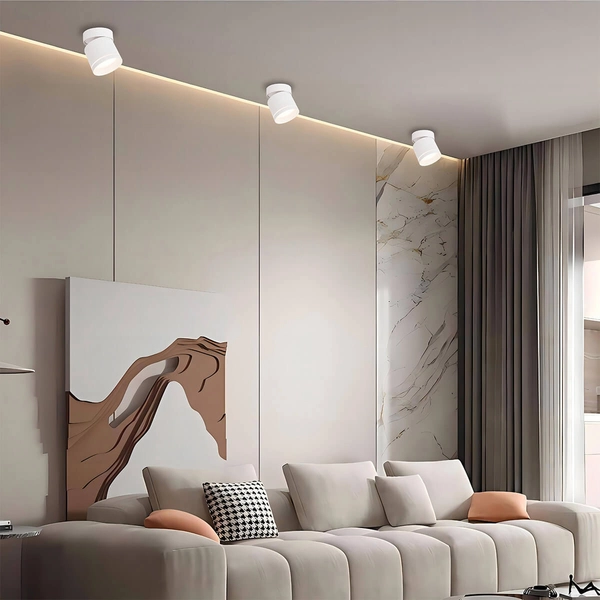 Przysufitowa lampa regulowana Kendal LP-6331/1SM R1 WH movable Light Prestige biała