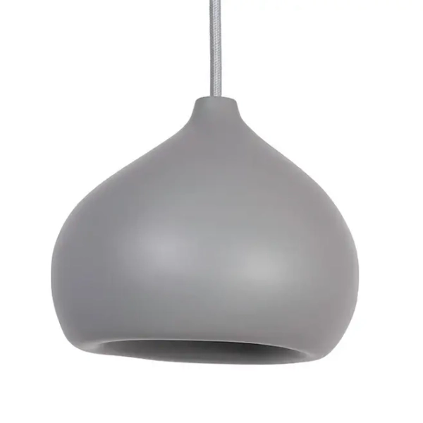 Wisząca lampa salonowa MAURO 41126 nad stół szary