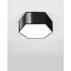 Czarna lampa sufitowa SL.1059 geometryczna do przedpokoju