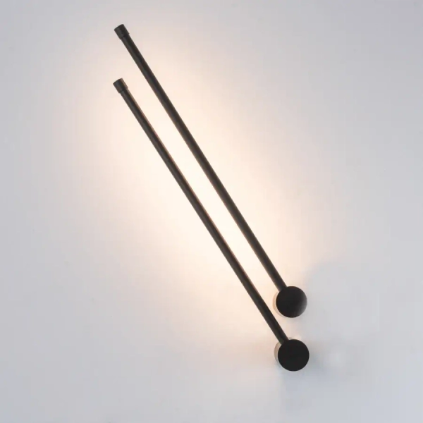 Liniowy kinkiet naścienny 20114 LED 12W 3000K ruchomy czarny