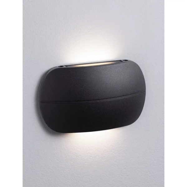 Metalowa lampa na elewację FARDANO LE75227 LED 10W 3000K IP65 czarna