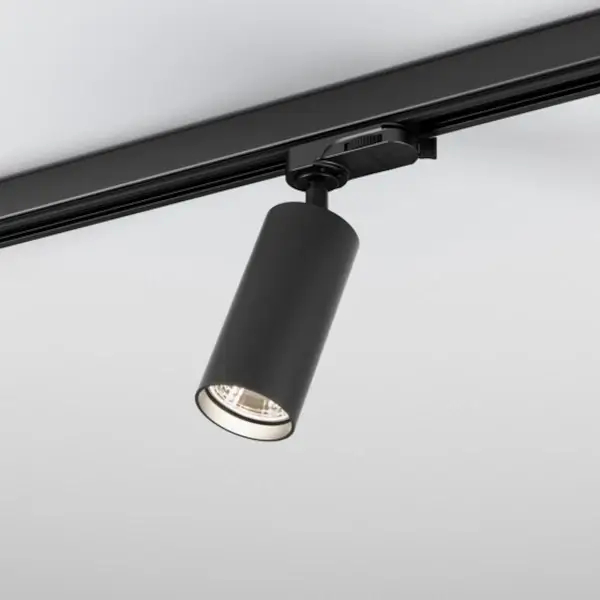 Trójfazowa lampa do szynoprzewodów PET czarna metalowa tubka 1xGU10 50W 12548-G000-00-PH-12