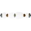 Ceramiczna wisząca lampa Evans PND-94981-4A-GD LED 22W 3000K biała złota
