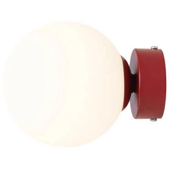 Kulisty kinkiet ścienny Ball Wall 1076C15_S czerwony