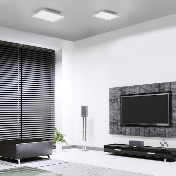 Kwadratowy plafon Flat LED 17W 2700K-5000K z funkcją pamięci biały