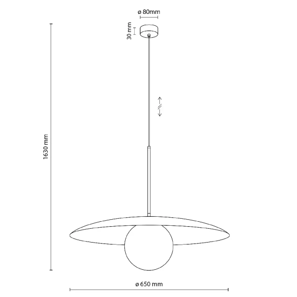 Lampa zwisająca nad stołem Slate 10910 owalny klosz mleczna kula beżowy