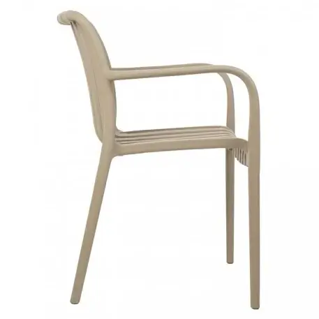 Krzesło na zewnątrz STRIPS KH1501100283 King Home minimalistyczne beżowe