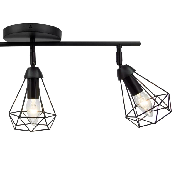 Przysufitowa lampa 3-punktowa 8414/3 BL ruchoma czarna