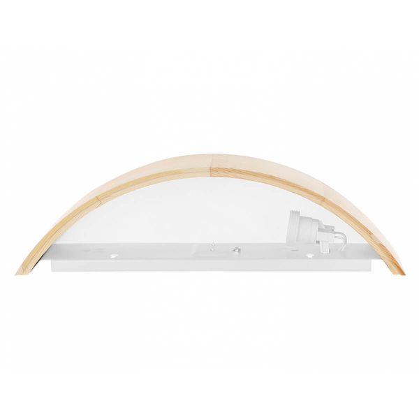 Lampa ścienna Cleo 1307623600202 Temar do salonu loft drewniana