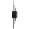 Modernistyczny kinkiet ELLIE ST-7007W-BLACK Step LED 5W 3000K marmur złoty czarny