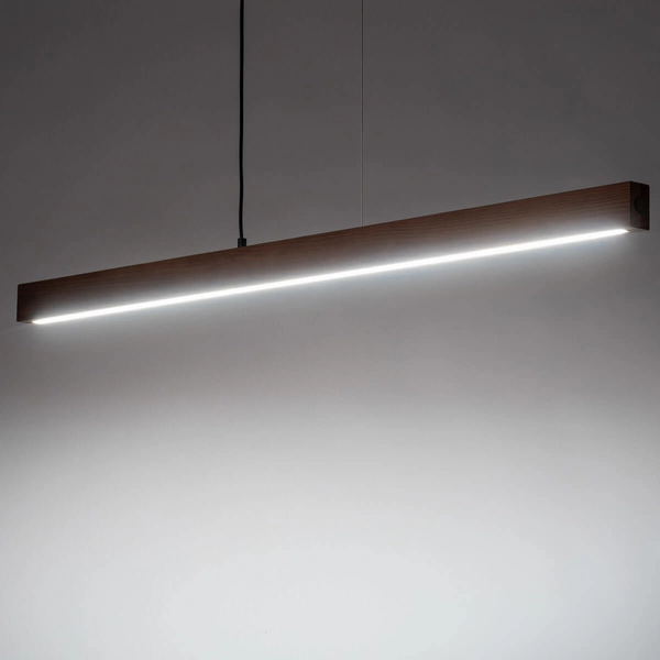 Zwisająca lampa Teo 1449 LED 13W 3000K belka listwa drewniana