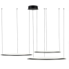 Potrójna lampa wisząca ringowa LED 93W 4000K pierścienie ringi SLD/000022/4000/B/L