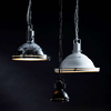 Wisząca LAMPA industrialna NAUTILIUS L 10266101 Kaspa metalowa OPRAWA na łańcuchu ZWIS okrągły biały