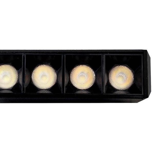 Szynowa lampa magnetyczna 3-fazowa 480 Domeno LED 24W 4000K metalowa czarna
