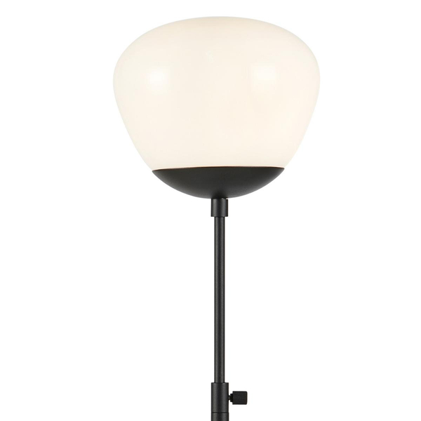 Lampka na biurko Rise 108545 Markslojd metalowa szklana czarna biała