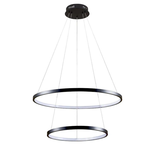 Salonowa lampa wisząca LEA 329172 LED 40W 4000K ringi czarne