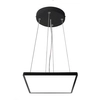 Zwisająca lampa kwadrat Bastia PND-83625-230S-18W-BL Italux LED 18W 2800-6000K czarna