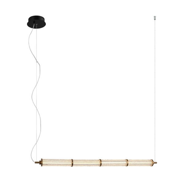 Lampa wisząca kuchenna Sanpo PND-26384-4-GD-CL LED 11W 3000K przezroczysta