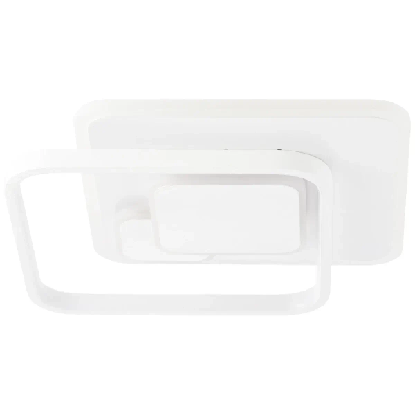 Plafon do sypialni Geron G97128/05 LED 24W 3000K kwadratowy biały