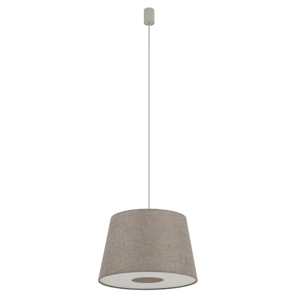 Minimalistyczna lampa wisząca tuba TUTOIA 11682 beżowa