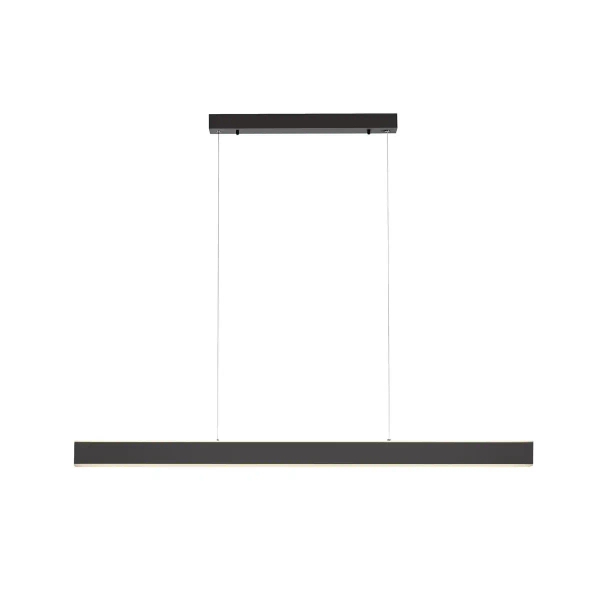 Lampa wisząca  nowoczesna PURE-LUME antracyt LED 76W 2700-5000K podłużna listwa do salonu 2738-13