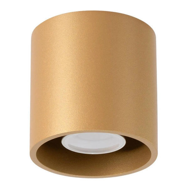 Okrągła lampa sufitowa Orbis SL.1180 Sollux tuba metalowa złoty