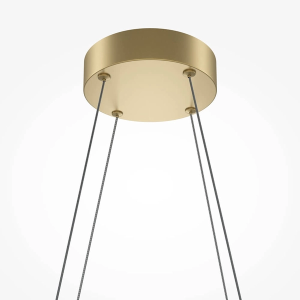 Salonowa lampa wisząca Halo MOD244PL-L50BSK Maytoni LED 40W 4000K mosiądz