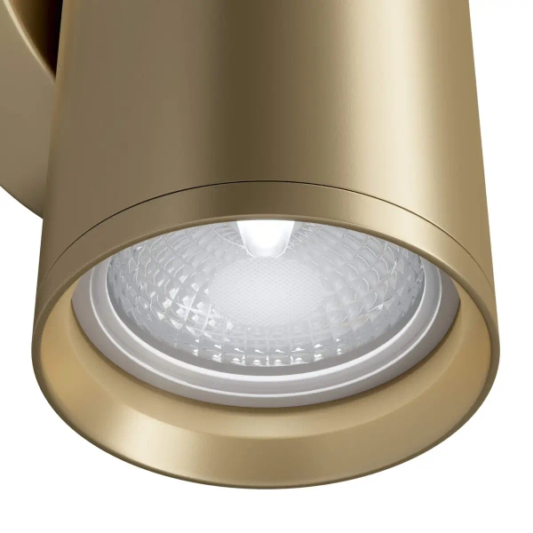 Lampa ścienna Focus S C068WL-02MG Maytoni tuba góra-dół złota