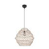 Ekologiczna lampa wisząca boho HIVE R31681036 czarny naturalny