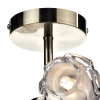 Lampa sufitowa SEATTLE mosiądz metalowa szklana antyczna 6-punktowa G9 do sypialni SEA0875