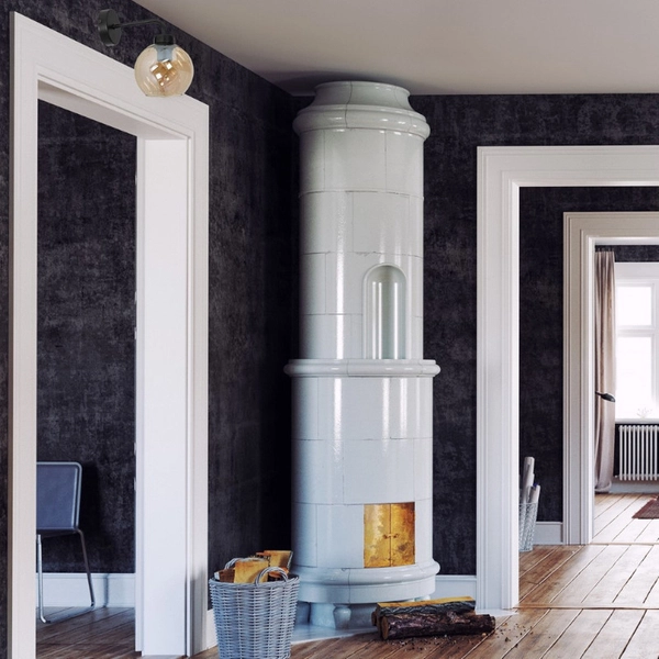 Skandynawska LAMPA ścienna SOFIA MLP6572 Milagro szklana OPRAWA loftowy kinkiet kula czarna bursztynowa