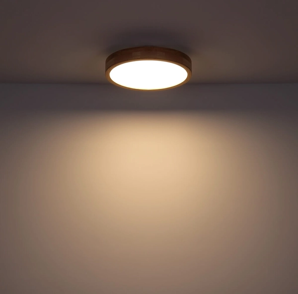 Lampa sufitowa Rainer 41745-24 do pokoju LED 24W 2700-6500K drewniana