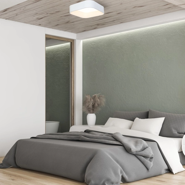 LAMPA sufitowa ASTRO ML6355 Milagro metalowa OPRAWA plafon LED 24W 4000K kwadratowy biały